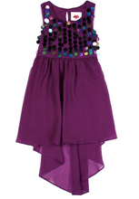 Load image into Gallery viewer, Berry High Low Sequin Dress
