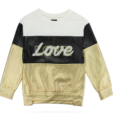 Gold Love Sweatshirt